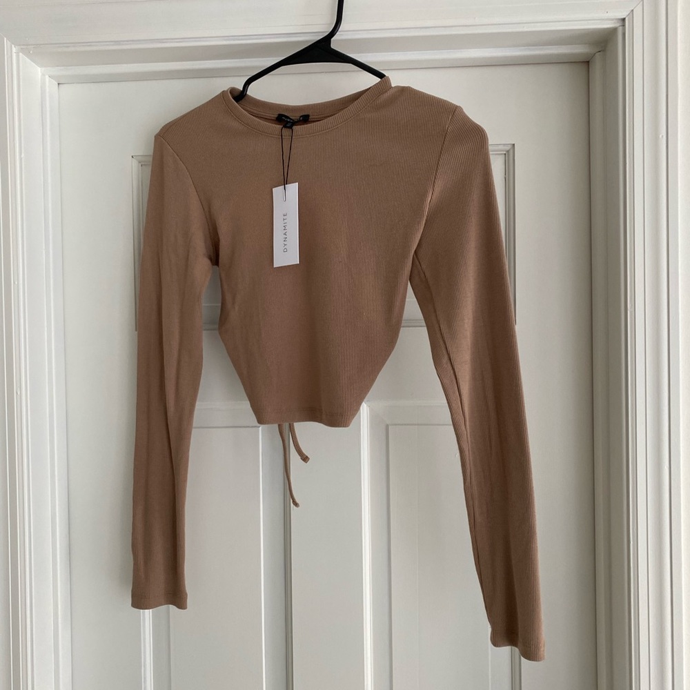 NWT Dynamite tie back Crop top